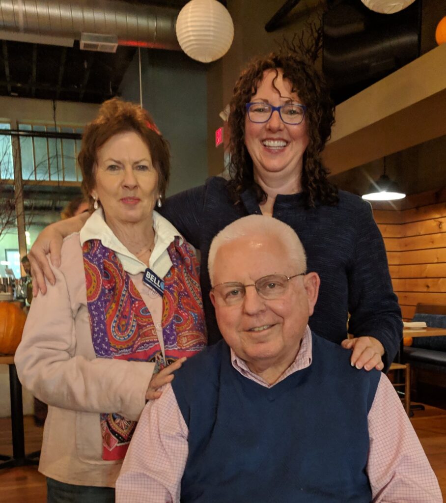Doug & Patty Olsen with Mary Faith Bell